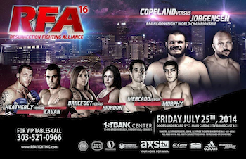 Ring of Fire - Resurrection Fighting Alliance 16 - Mixed Martial Arts - Friday