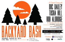Backyard Bash 2014  with Doc Dailey, Tosha Hill & Rob Aldridge