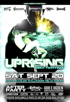 Uprising MMA Fighting - VIP Reserved Seats - Presented by North American Fighting Championship - Saturday