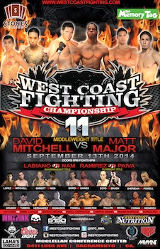 West Coast Fighting Championship 11 - Mixed Martial Arts - Saturday