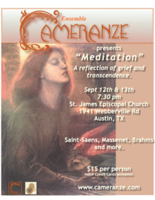 Meditation - A reflection of grief and transcendence presented by Ensemble Cameranze