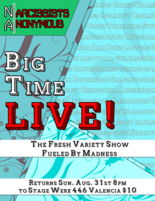 Narcissists Anonymous BIG TIME LIVE!: The Grandfather Paradox