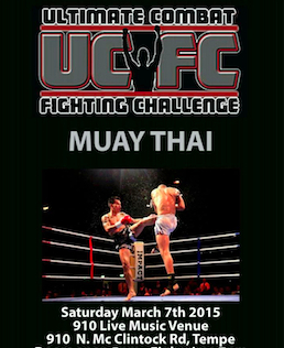 UCFc Muay Thai Event - Presented by Ultimate Combat Fighting Challenge - Saturday