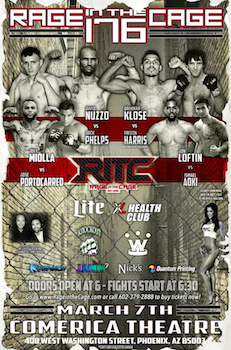 Rage in the Cage 176 - Mixed Martial Arts - Saturday