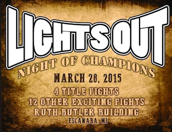 Night of Champions - Presented by Lights Out Fights - Mixed Martial Arts - Saturday
