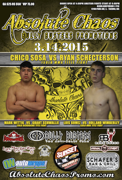 Absolute Chaos - Presented by Bully Busters Promotions - Mixed Martial Arts - Saturday