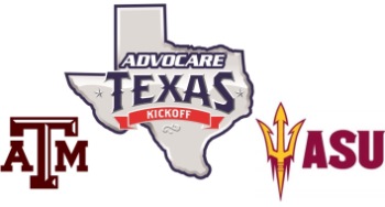 2015 Advocare Texas Kickoff - Texas Am Aggies vs. Arizona State Sun Devils