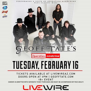 Geoff Tate - Live in Concert - 18+ Event