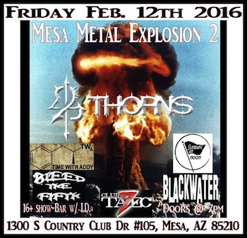 Mesa Metal Explosion 2 - 16 and Over - Presented by the Arizona Event Center - Friday