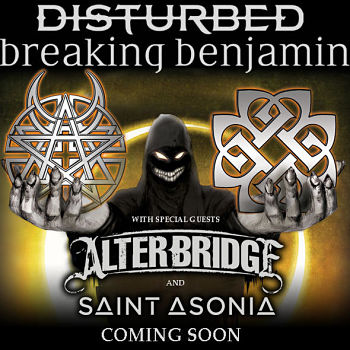 Disturbed and Breaking Benjamin Tour