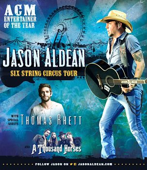 Jason Aldean: Six String Circus Tour 2016 With Special Guest Thomas Rhett and a Thousand Horses