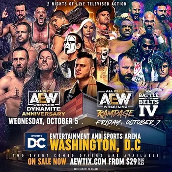 All Elite Wrestling - Pro Wrestling! - Washington, DC - 2022-10-07 ...