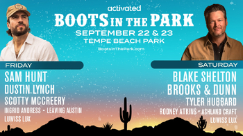 Boots in the Park Presents Blake Shelton, Sam Hunt & More! - VIP