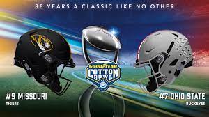 88th Goodyear Cotton Bowl Classic: #9 Missouri Tigers vs. #7 Ohio State Buckeyes