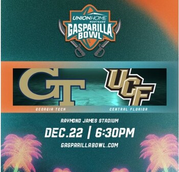 Georgia Tech Yellow Jackets - NCAA Bowl Game vs UCF Knights