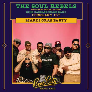 Beer City Mardi Gras Party