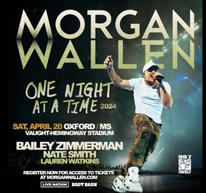 Morgan Wallen, Bailey Zimmerman, Nate Smith & Lauren Watkins