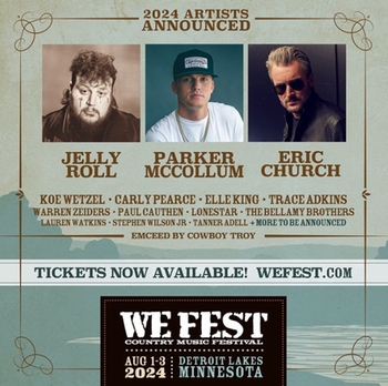 WE Fest with Jelly Roll, Parker McCollum & Eric Church - Detroit Lakes ...