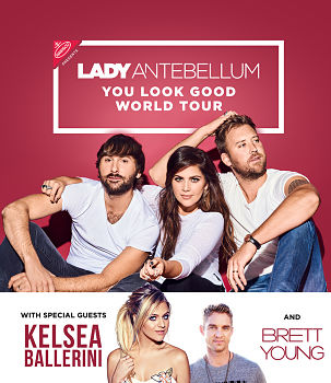 Lady Antebellum You Look Good World Tour With Special Guest Kelsea Ballerini, and Brett Young - Reserved Seats