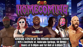 Colorado Wrestling Connection Presents: HOMECOMING 2026!