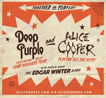 Deep Purple and Alice Cooper Live With Special Guest the Edgar Winter Band - Lawn Seats