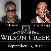 Eric Darius and Larry Braggs at Wilson Creek Winery